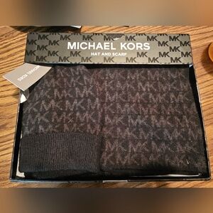 Michael Kors Scarf and Hat Set